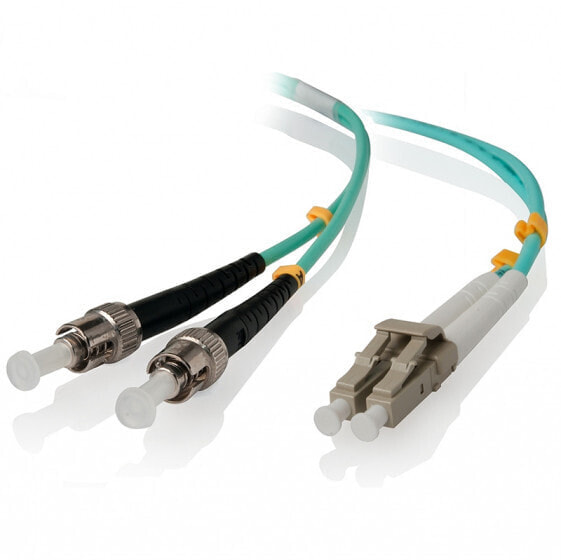 Alogic 3m LC-ST 40G/100G Multi Mode Duplex LSZH Fibre Cable 50/125 OM4 - 3 m - OM4 - LC - ST