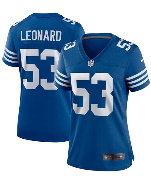 Футбольная майка Nike женская Darius Leonard Royal Indianapolis Colts Alternate