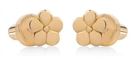 Tiny flower earrings in yellow gold 14/162.901/17