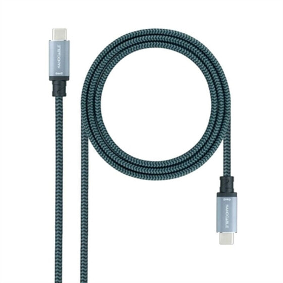 USB-C-кабель NANOCABLE 10.01.4103-COMB 3 m Чёрный Черный/Серый (1 штук)