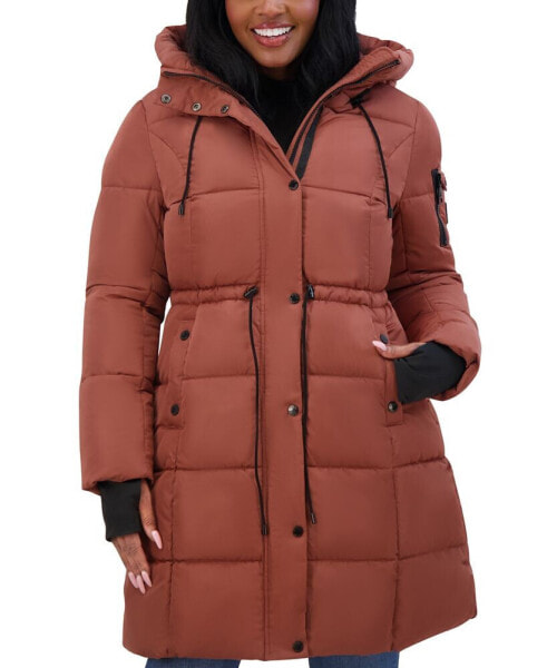 Juniors' Hooded Puffer Anorak Coat, Created for Macy's