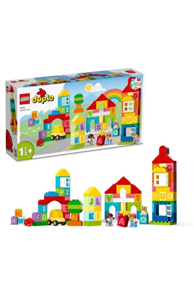 Конструктор пластиковый Lego DUPLO Classic Alfabe Kasabası 10935 - Набор для создания образовательной игрушки для дошкольников (87 деталей)