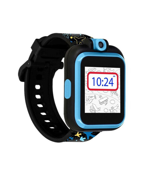 Часы PlayZoom Kid's 2 Airplane & Star Print Tpu Strap Smart Watch