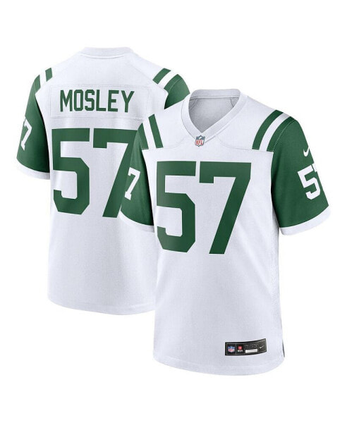 Men's C.J. Mosley White New York Jets Classic Alternate Game Jersey