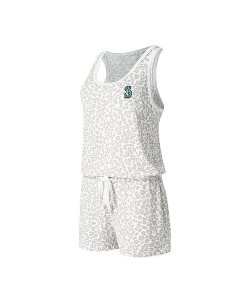 Women's Cream Seattle Mariners Montana Hacci Knit Romper