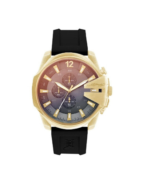 Наручные часы Strumento Marino Men's Hurricane Black Ion-Plated Stainless Steel Bracelet Watch 46mm.