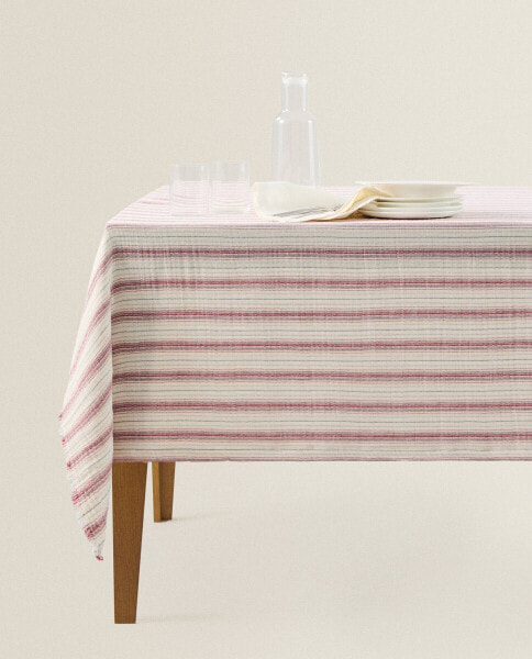 Cotton muslin tablecloth