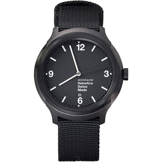 Мужские часы Mondaine HELVETICA No. 1 BOLD (Ø 43 mm)