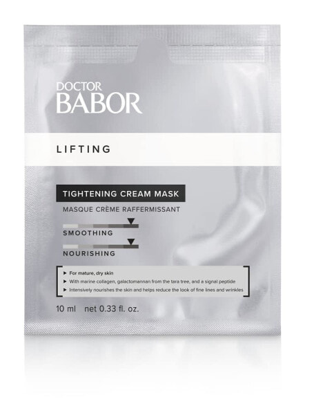 Doctor BABOR Hydrating Organic Cellulose Mask, Moisturising Cloth Mask for Dry Skin, Plumping Effect, with Hyaluronic Acid, No Perfume, Pack of 1 (Pack of 2)