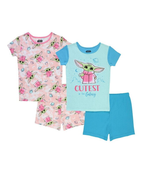 Пижама The Mandalorian Little Girls Pajamas 4-Piece