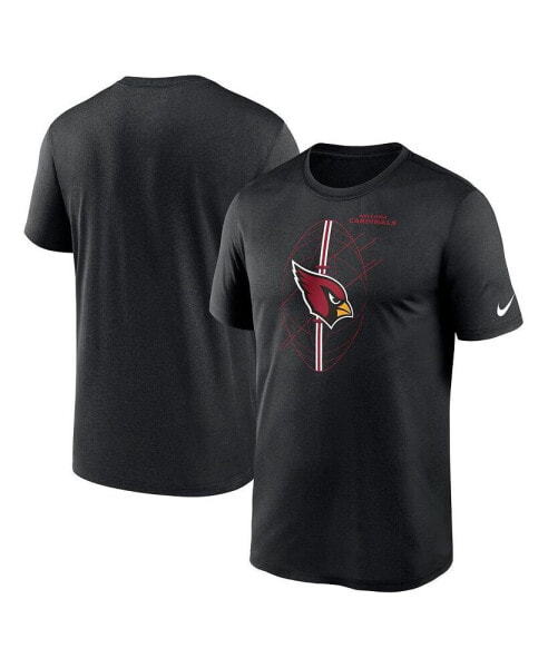 Men's Black Arizona Cardinals Legend Icon Performance T-shirt