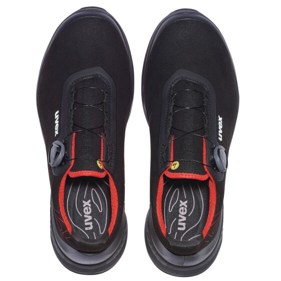 Безопасные ботинки Uvex 68402 - Унисекс - Взрослые - Черные - Красные - S3 - SRC - ESD - Скоростные шнурки