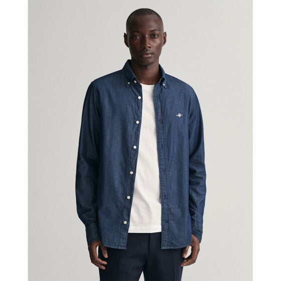 GANT Slim Indigo Bd Long Sleeve Shirt