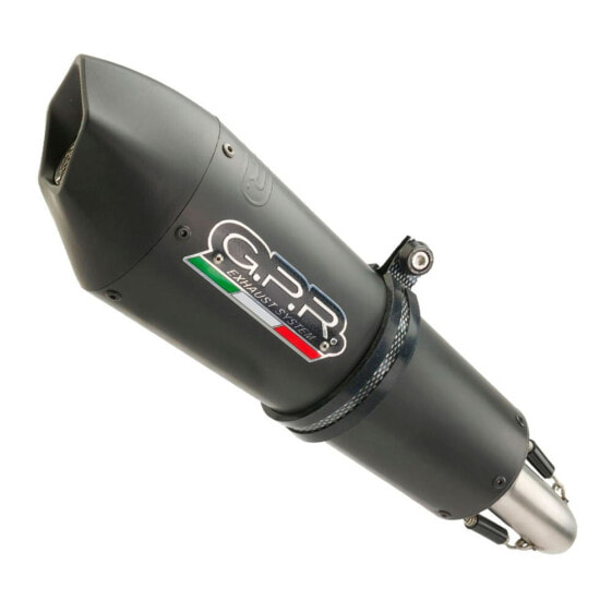 GPR EXHAUST SYSTEMS Gpe Ann. Black Titaium Kawasaki Ninja 1000 SX 21-22 Ref:K.180.E5.GPAN.BLT Homologated Titanium Cone Muffler