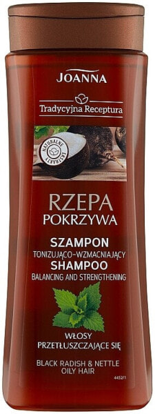 Shampoo für fettiges Haar "Schwarzer Rettich und Brennnessel"