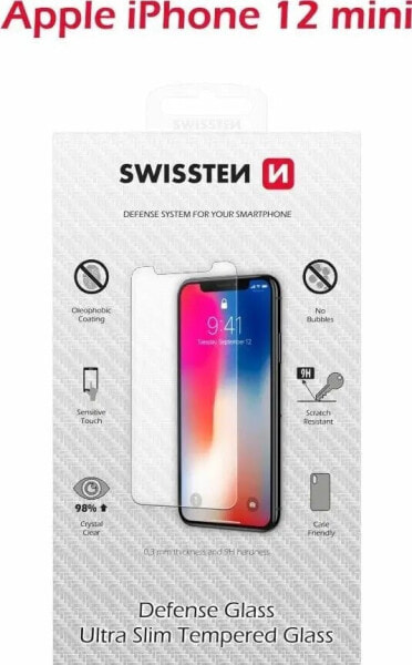 Swissten Tempered Glass for iPhone 12 Mini