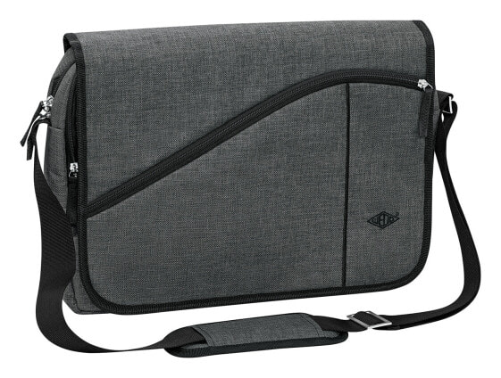 WEDO College - Boy/Girl - Messenger bag - Black - Zipper - Grey - Monochromatic