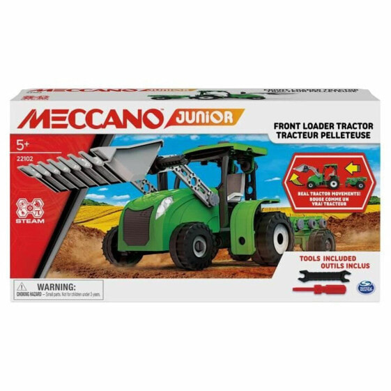 Трактор с ковшом Meccano STEM 110 Предметы Разноцветный
