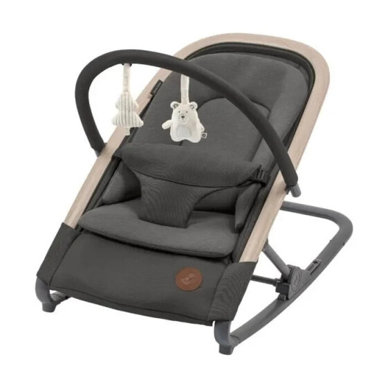 MAXI-COSI Kori Leichte Babywippe, mit Schaukelfunktion, Von der Geburt bis 2 Jahre (bis zu 15 kg), Beyond Graphite ECO