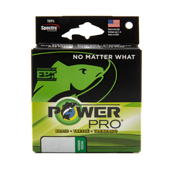 PowerPro Braided Fishing Line - Moss_Green - 100lb - 500yd/455m (21101000500E)