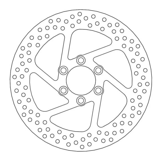 MOTO-MASTER Round Suzuki 110563 Left front brake disc