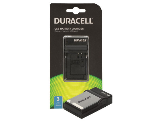 Duracell Digital Camera Battery Charger - USB - Canon NB-6L - Black - Indoor battery charger - 5 V - 5 V