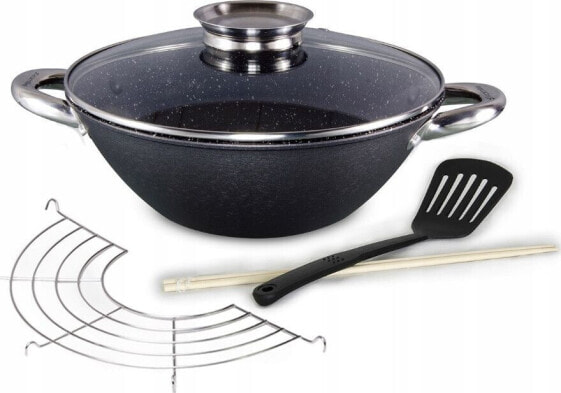 Patelnia Kamille wok Żeliwna 26cm