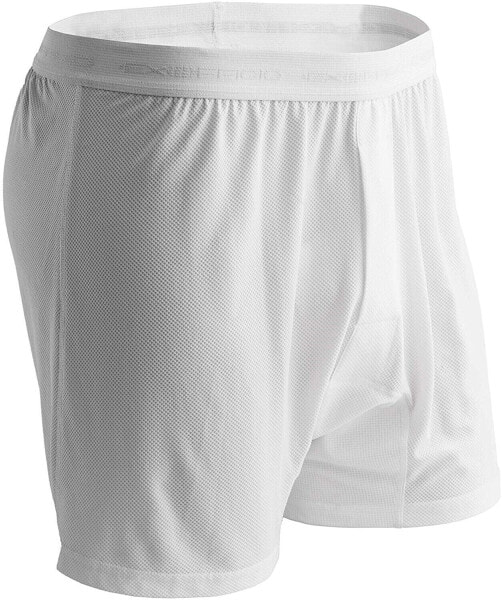 ExOfficio 166992 Mens Give-N-Go Boxer Briefs Underwear Solid White Size Small