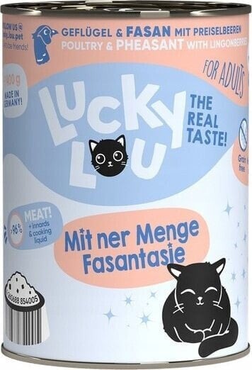 Lucky Lou Lucky Lou Lifestage Adult Drób i bażant puszka 400g