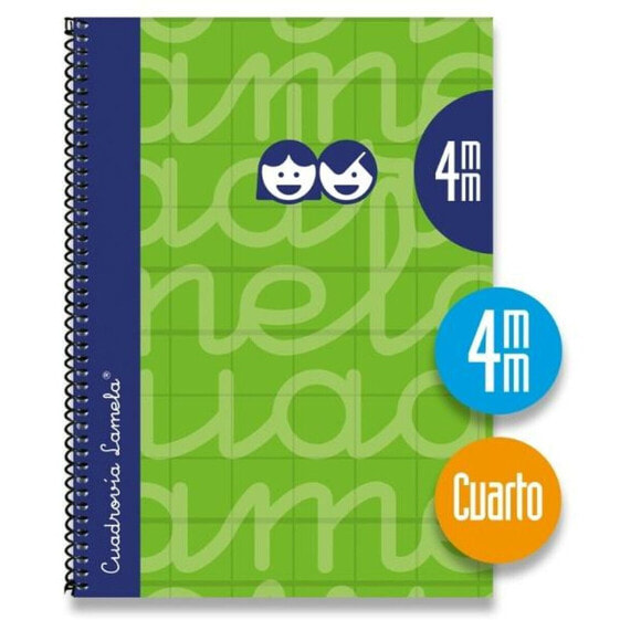 Notebook Lamela Green Quarto 5 Pieces 80 Sheets