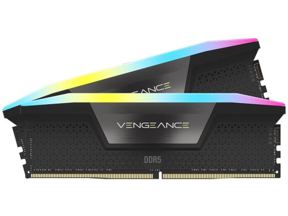 CORSAIR Vengeance RGB 64GB (2 x 32GB) 288-Pin PC RAM DDR5 5200 (PC5 41600) Deskt