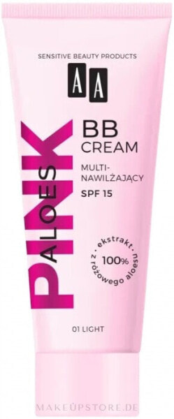 Multi-feuchtigkeitsspendende BB-Creme - AA Aloes Pink BB Cream SPF15 01 - Light