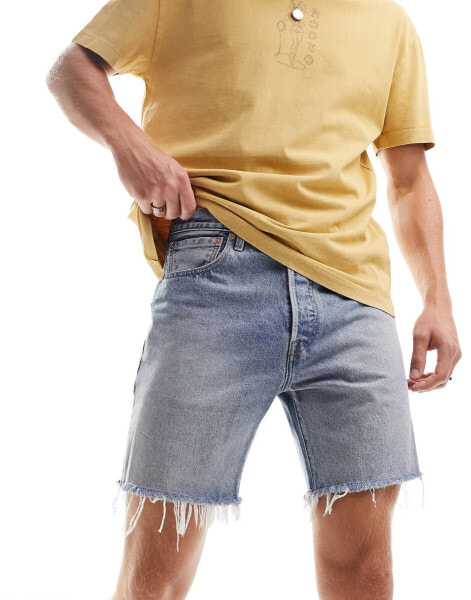 Levi's 501 '93 denim shorts in light blue wash