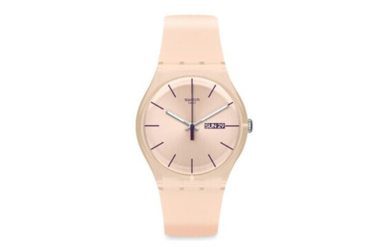Часы Swatch Originals Pink Silicone SUOT700 41mm