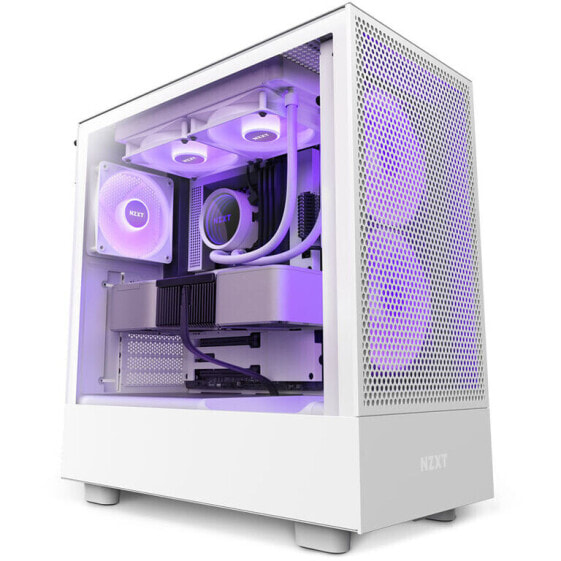 NZXT H5 Flow RGB Midi-Tower - weiß