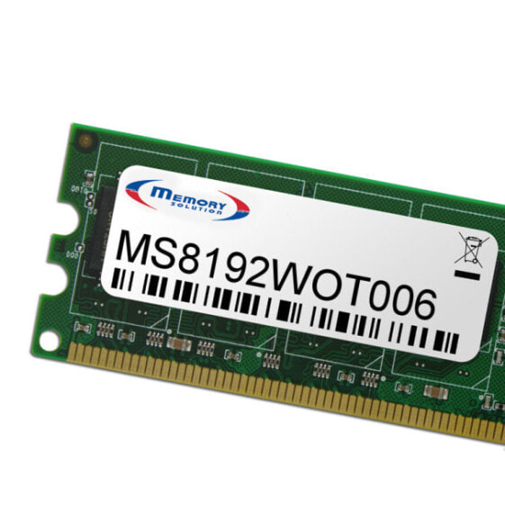 Memorysolution Memory Solution MS8192WOT006 - 8 GB - 1 x 8 GB - Green