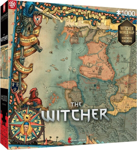 The Witcher 3 (Wiedźmin 3) The Northern Kingdoms Puzzle 1000