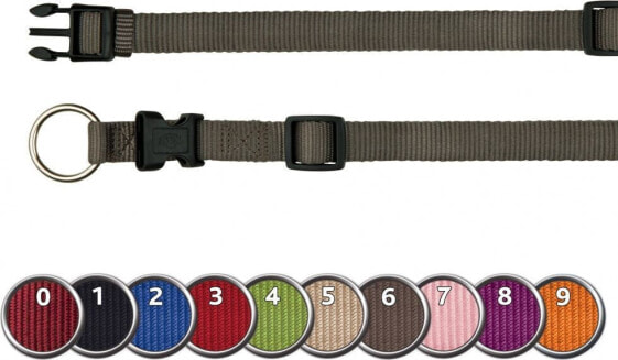 Trixie Collar Premium, S – M: 25–40 cm / 15 mm, black