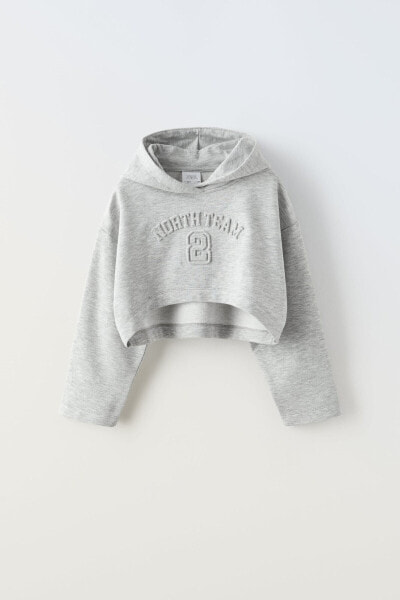 Embossed hoodie