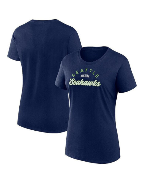 Women's College Navy Seattle Seahawks Primary Component T-shirt