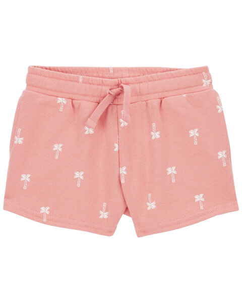 Baby Palm Tree Pull-On French Terry Shorts 12M