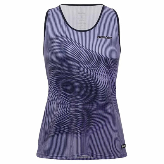 SANTINI Vortex sleeveless T-shirt