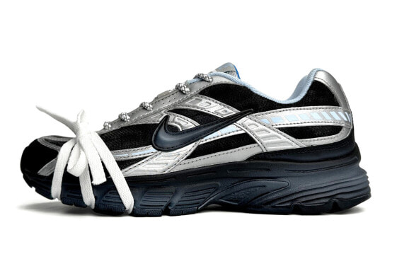 Кроссовки Nike Initiator городского исследования черно-серебряные 394053-001