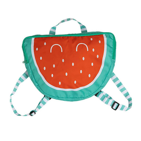 EUREKAKIDS Children´s fabric backpack with back net and watermelon shape
