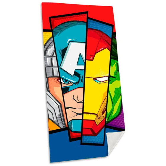 Пляжное полотенце из хлопка Marvel Avengers KIDS LICENSING 70x140 см 100% хлопок 300 грамм