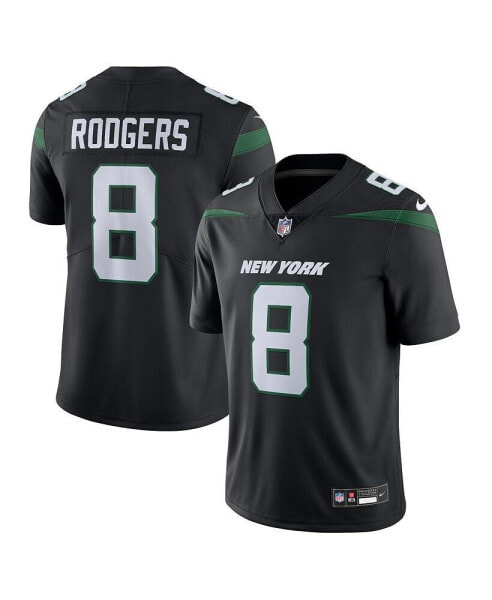 Men's Aaron Rodgers Black New York Jets Vapor Untouchable Limited Jersey