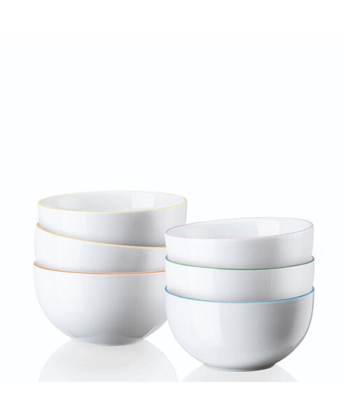 Cucina Basic Colori Bowl Set/6