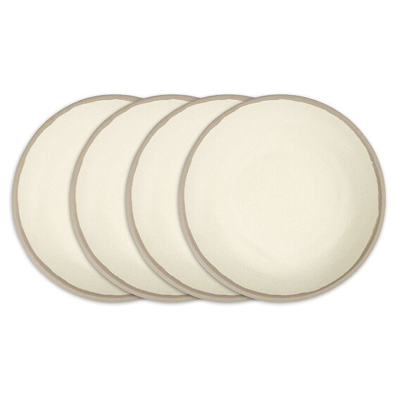 Potter Stone Melaboo 4-Pc. Dinner Plate Set