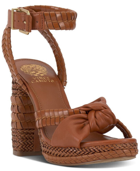 Fancey Woven Platform Dress Sandals