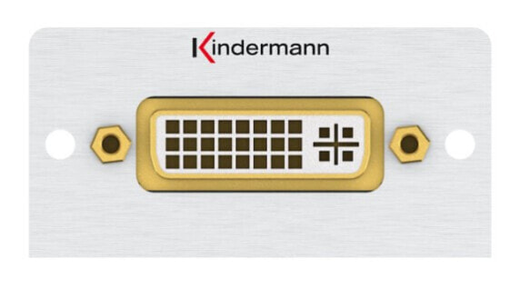 Kindermann 7444000502 - DVI-D - 1 module(s) - Aluminum - Aluminum - 50 mm - 6.5 cm